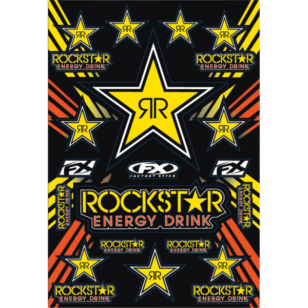 (image for) FACTORY EFFEX Rockstar Sticker Sheet