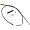 (image for) High-Efficiency Black Vinyl Clutch Cable for Dresser (68" +6")