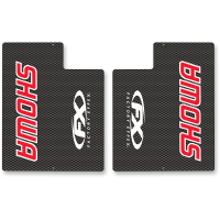 (image for) Factory Effex Full Wrap Carbon Fiber Fork Shields - Showa, Red