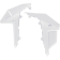 (image for) White (Lower) Side Panel/Rear Number Plate