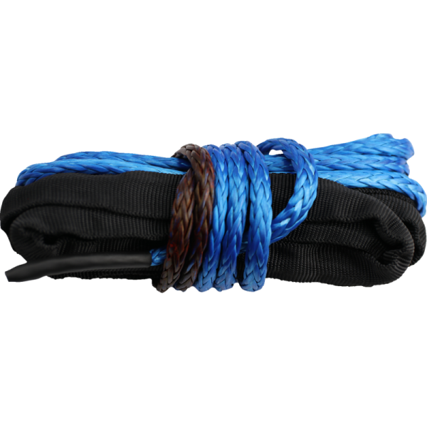 (image for) KFI PRODUCTS KFI Blue Synthetic Winch Rope - 3/16" x 12'