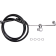 (image for) Black Vinyl-Coated Rear Brake Line Kit 1741-6339