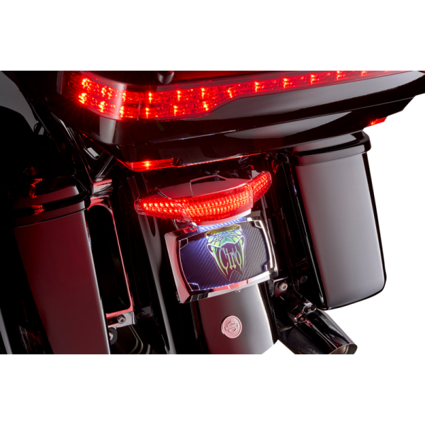 (image for) CIRO LLC Lightstrike Taillight Chrome/Light Smoke (Touring)