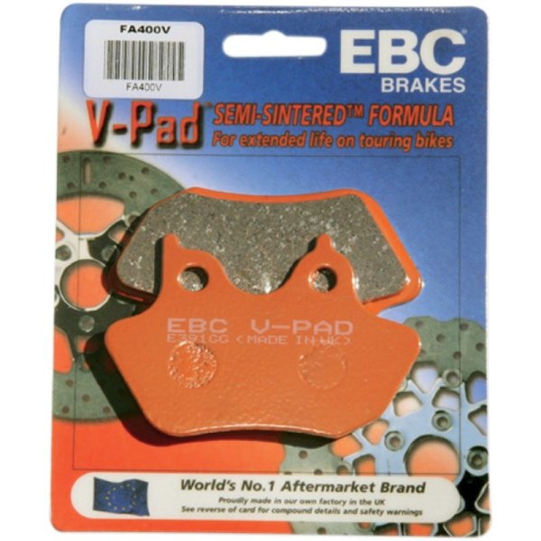 (image for) EBC Rear Semi-Sintered V Brake Pad for Kawasaki GPZ1100 95-96 (right)