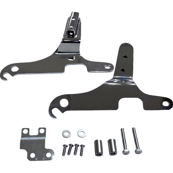 (image for) Drag Specialties Sissy Bar Side Plates (Chrome)