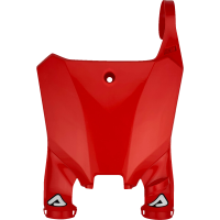 (image for) Acerbis Raptor Front Number Plate - Honda CRF250R 22-23, CRF250RX 22-23, CRF450R/RX 21-23 - Red