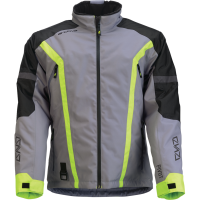 (image for) Men's Pivot 8 Insulated Jacket - Gray/Hi-Viz, Size M