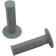 (image for) ODI Ruffian MX Single-Ply Grips - Half-Waffle - Gray