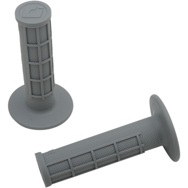 (image for) ODI Ruffian MX Single-Ply Grips - Half-Waffle - Gray