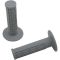 (image for) ODI Ruffian MX Single-Ply Grips - Half-Waffle - Gray