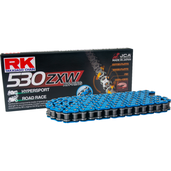 (image for) RK 530 ZXW Rivet Connecting Link (Blue)