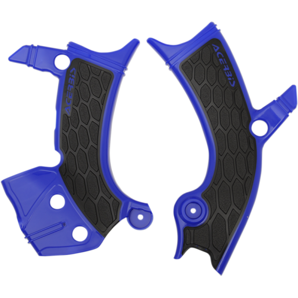 (image for) Acerbis X-Grip Frame Guard - Yamaha YZ250F 19-23, YZ250FX 20-24, YZ450F 18-22, YZ450FX 19-23 - Blue/black