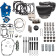 (image for) 129" Power Package - Wrinkle Black w/ Highlighted Fins & Black Pushrod Tubes, Chain Drive Cam