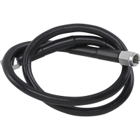 (image for) Black Vinyl-Coated Stainless Steel Brake Line 25"