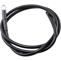(image for) Black Vinyl-Coated Stainless Steel Brake Line 44"