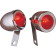 (image for) Red, single-filament, left side-mount