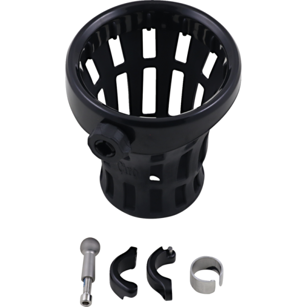 (image for) CIRO LLC Big Ass Drink Holder with 7/8" or 1" Mount, Black