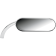 (image for) Arlen Ness Micro Mirrors - Mini Oval, Left - Chrome