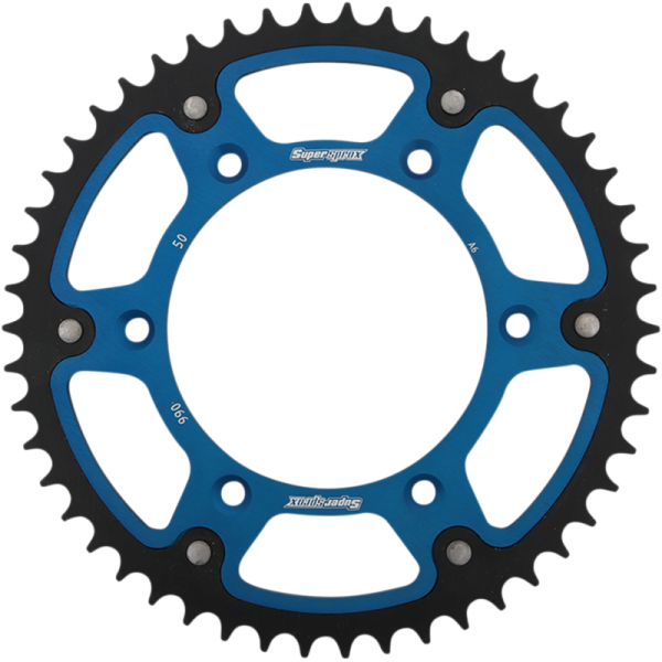 (image for) Supersprox Rear Sprocket - 50T Stealth/Blue