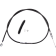 (image for) Drag Specialties Black Vinyl High Efficiency Clutch Cable - 0652-1417