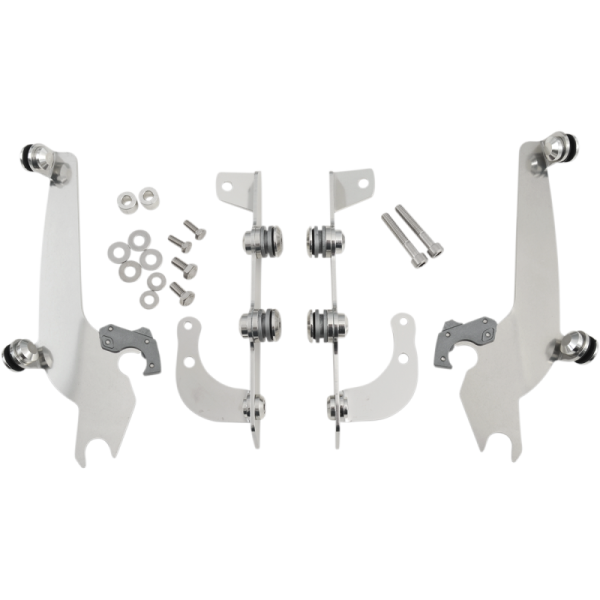 (image for) MEMPHIS SHADES METRIC Trigger-Lock Mount Kit, Polished for Honda VT750 Shadow Phantom 10-23