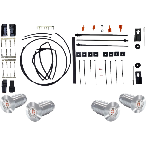 (image for) PAUL YAFFE BAGGER NATION Bag Bolts Silver w/ Lightning Bolts