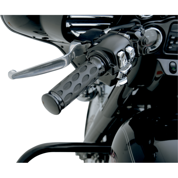 (image for) Drag Specialties Custom Rubber Grip Black