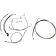 (image for) XR Stainless w/ Chrome Fittings DOT Handlebar Installation Kit, 12"-14" Apes