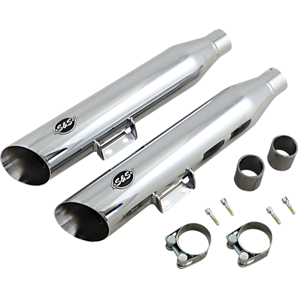 (image for) S&S CYCLE Slash-Cut Mufflers Chrome