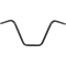 (image for) 7/8" Ape Hanger Handlebar, 12" Rise