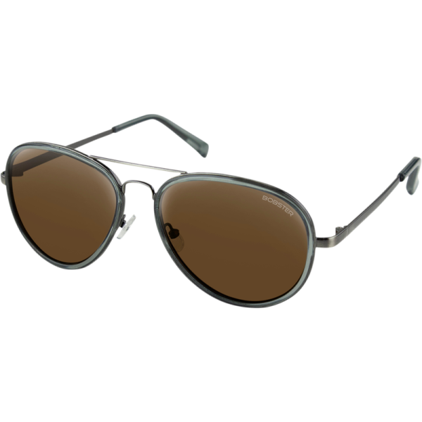 (image for) Bobster Goose Sunglasses - Slate/brown HD w/ silver mirror lens