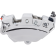 (image for) Chrome Rear Brake Caliper Kit (Touring)