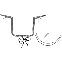 (image for) Fat Baggers Flat Top EZ Install Handlebar 14" Chrome