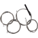 (image for) LA Choppers Complete Cable Kit with Wiring, Stainless Braided, 12"-14" Handlebars