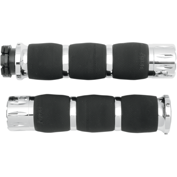 (image for) AVON GRIPS Air Cushioned Grips - Rival - Chrome