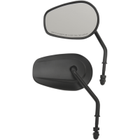 (image for) OEM-Style Teardrop Mirror Matte Black Short
