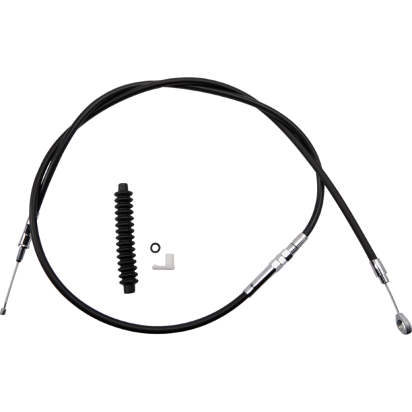 (image for) Drag Specialties Black Vinyl High Efficiency Clutch Cable - 0652-1437