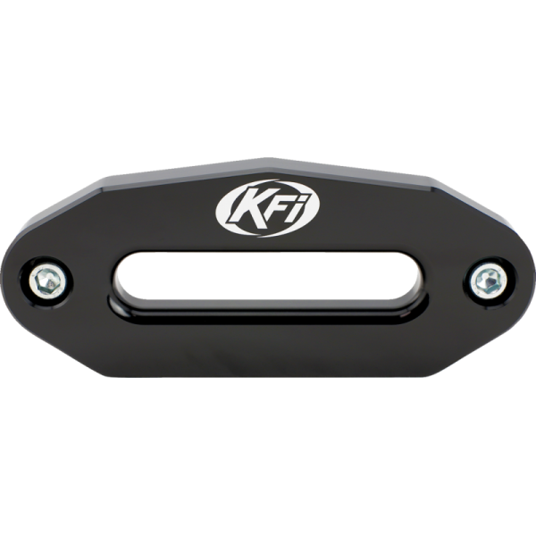 (image for) KFI PRODUCTS UTV Wide Aluminum Hawse Fairlead, Black Anodized