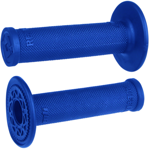(image for) ODI Ruffian MX Single-Ply Grips - No-Waffle - Blue