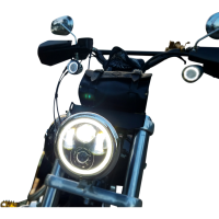 (image for) LED Halo Headlamp Chrome