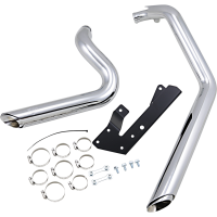 (image for) Vance & Hines Shortshots Staggered Exhaust System Chrome