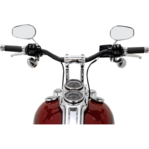 (image for) Performance Machine Phatbar Handlebar and Riser Kit - 9" Riser, Chrome