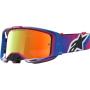 (image for) Alpinestars Vision 8 Goggles - Maven Fire Red/Black (Mirror Red Lens)