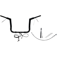 (image for) Fat Baggers Flat Top EZ Install Handlebar 12" Gloss Black
