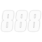 (image for) Factory Numbers - 6" White - No. 8