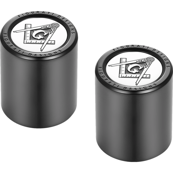 (image for) FIGURATI DESIGNS Docking Cover Black w/ Masonic Emblem