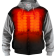 (image for) Gerbing 7V Battery Heated Hoodie - Black/Gray, Size L