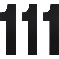 (image for) Standard Numbers - 6" Black - No. 1