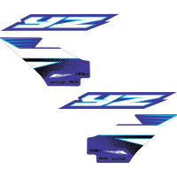 (image for) Factory Effex OEM Shroud and Tank/Shroud Graphics, Style 25 for YZ125/250 22-25
