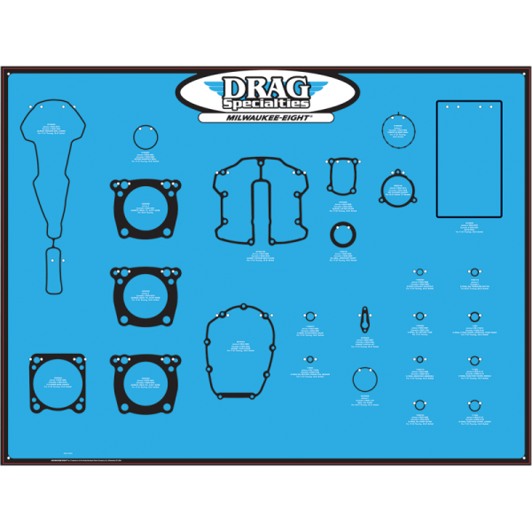 (image for) Drag Specialties Gasket, Seal and O-Ring Display Kit